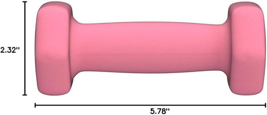 2 lb Dumbbell Hand Weights for Exercise and Muscle Toning