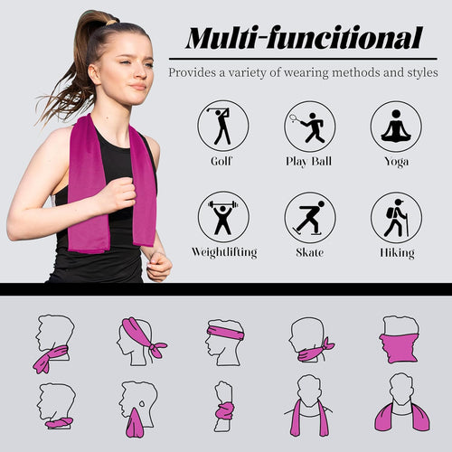 4 Pack Cooling Towels