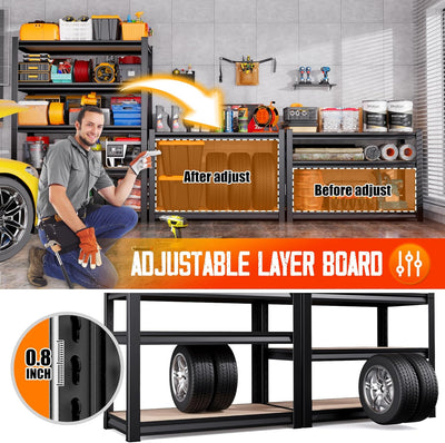 5 Tier Garage Storage Shelves